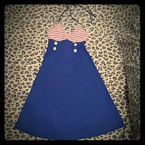 🆑🎉⚓Nautical 50's Style Pin-Up Dress